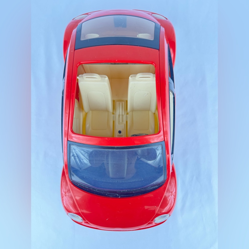 Vintage Year 2000 Barbie VW Bug in Red - Picture 4 of 11